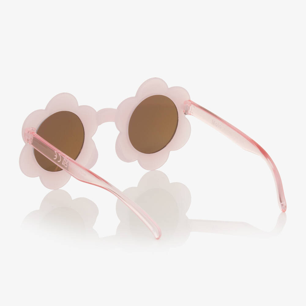 Molo-Girls Lilac Petal Shield Sunglasses | Childrensalon Outlet