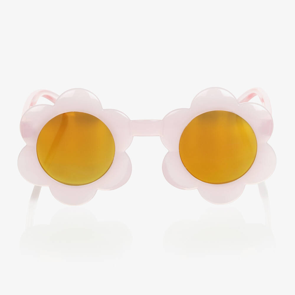 Molo-Girls Lilac Petal Shield Sunglasses | Childrensalon Outlet