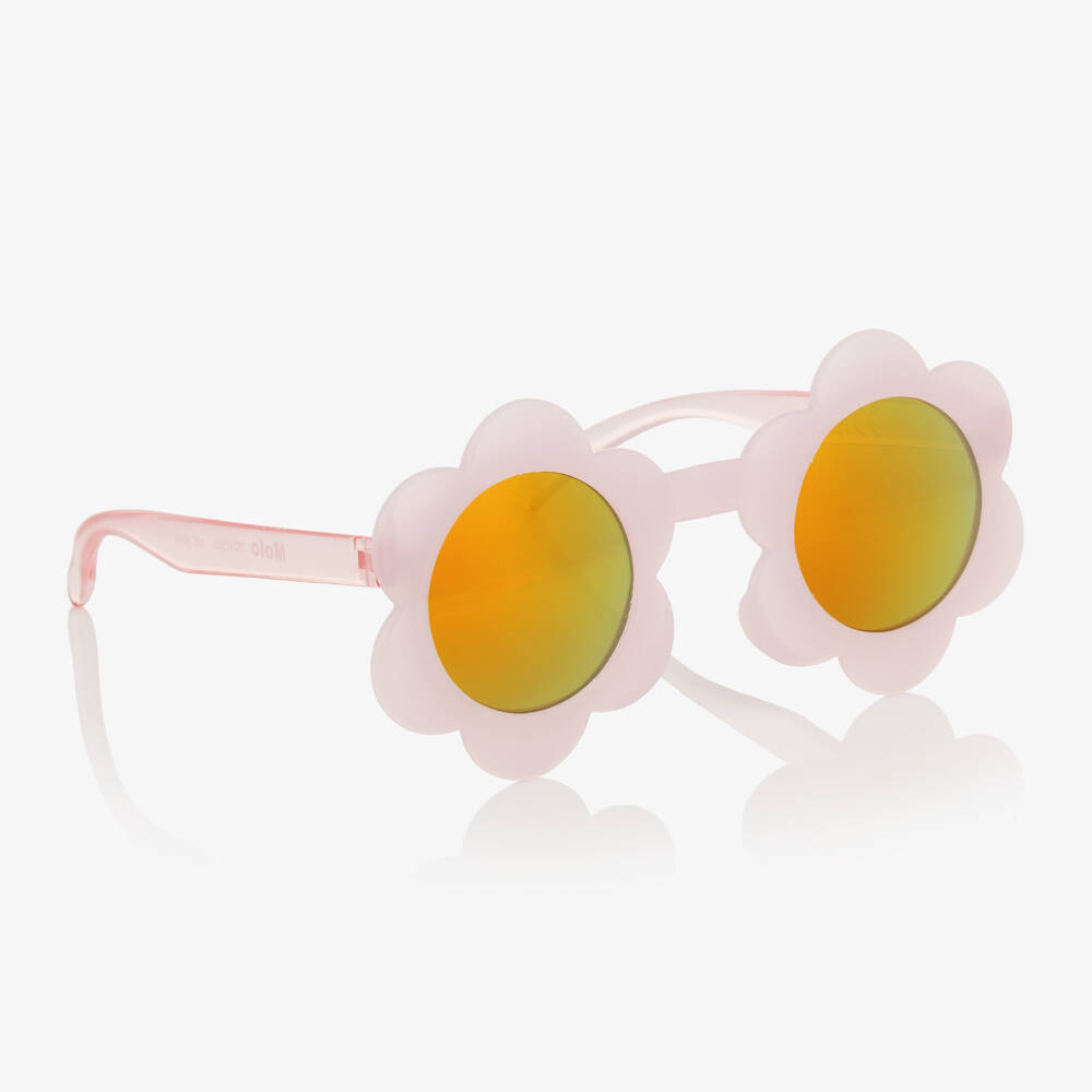 Molo-Girls Lilac Petal Shield Sunglasses | Childrensalon Outlet