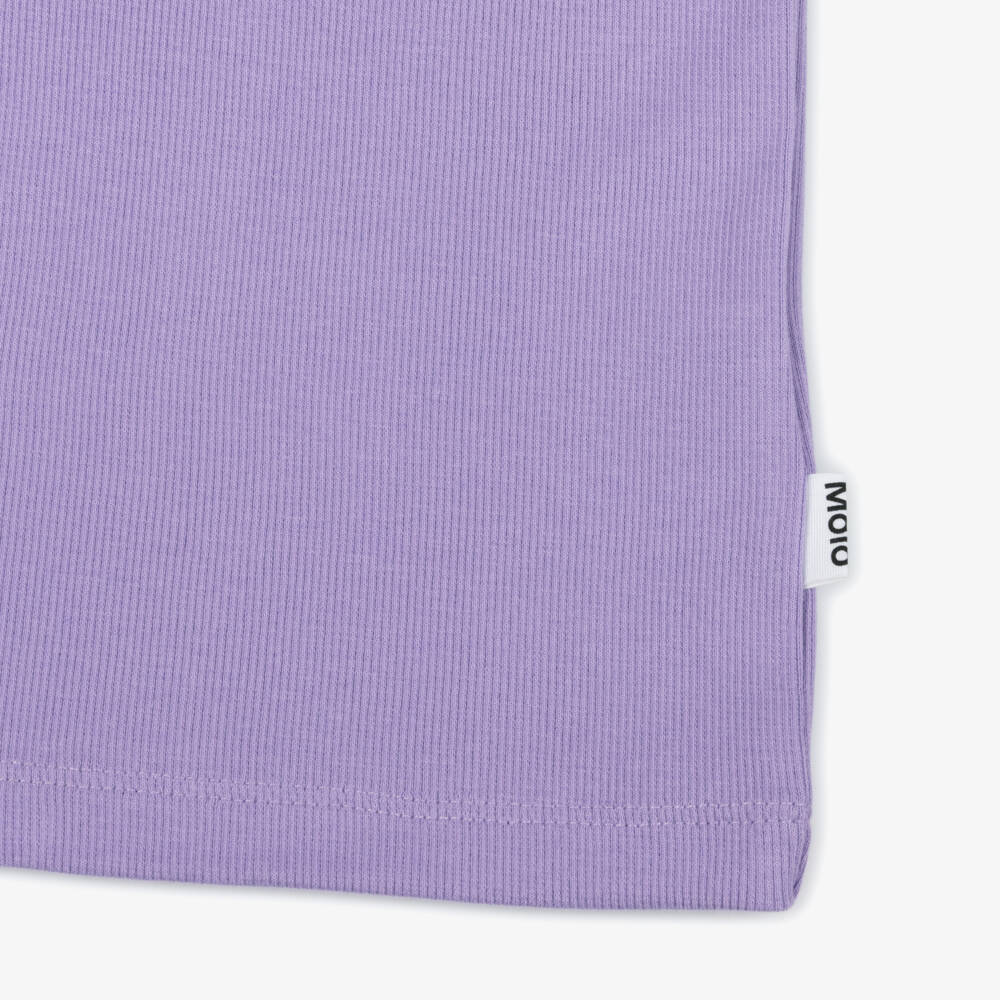 Molo-Лиловый топ на одно плечо из хлопка для девочек | Childrensalon Outlet
