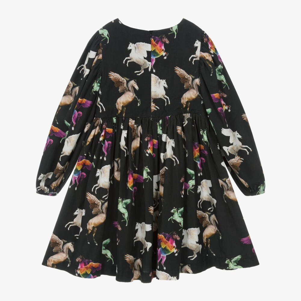 Molo-فستان فيسكوز لون أسود | Childrensalon Outlet