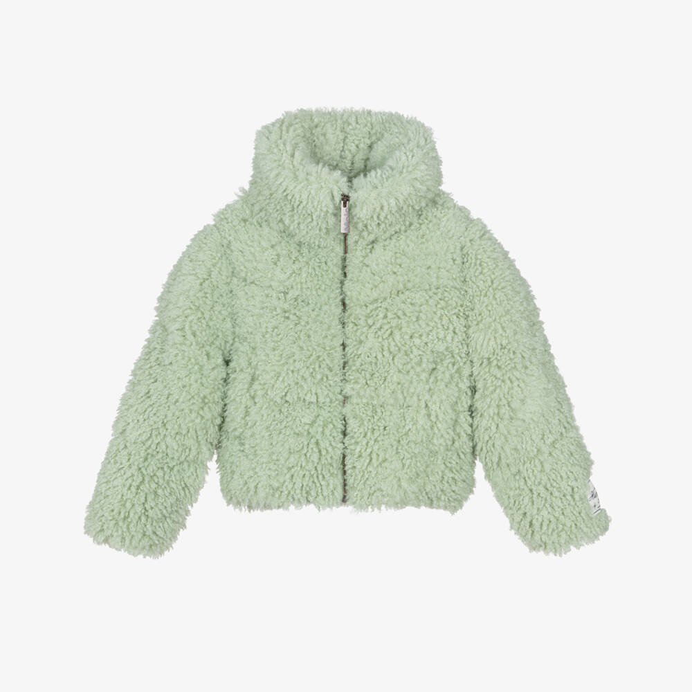 Molo-Мятная уютная куртка из искусственного меха для девочек | Childrensalon Outlet