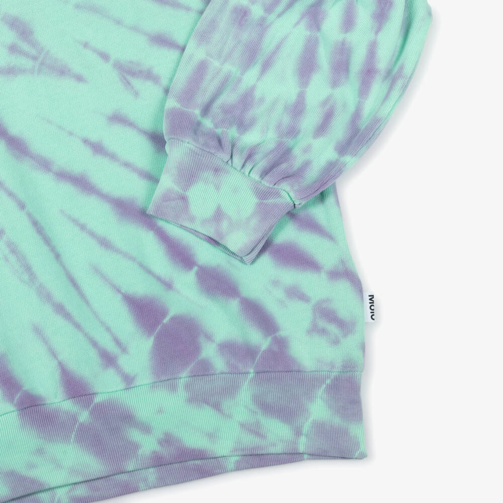 Molo-Свитер мятный и сиреневый тай-дай для девочек | Childrensalon Outlet