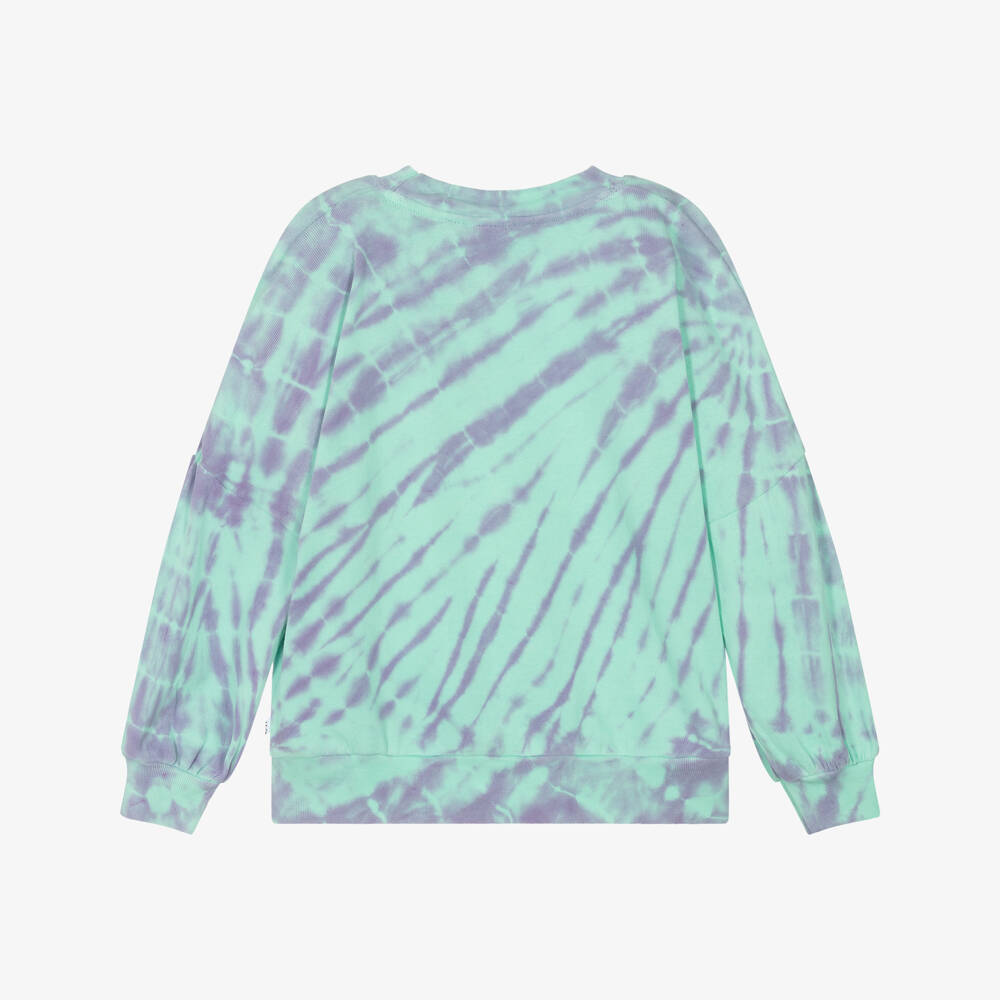 Molo-Свитер мятный и сиреневый тай-дай для девочек | Childrensalon Outlet