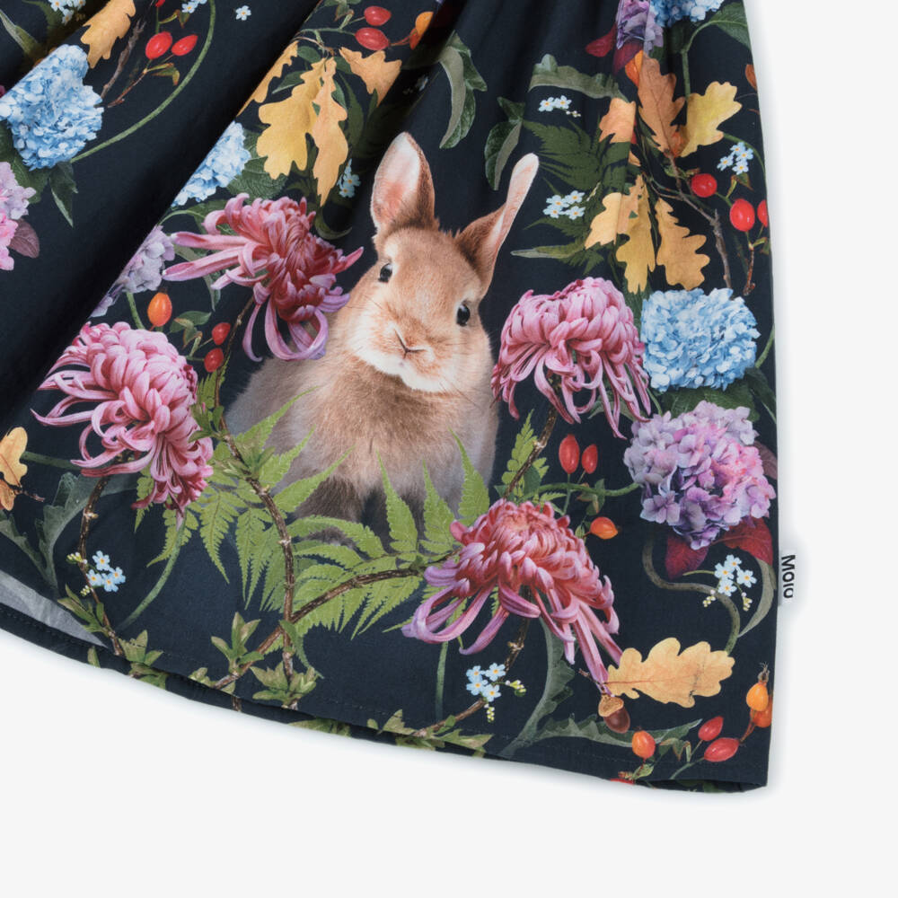 Molo-Юбка из синего хлопка с лесным принтом для девочек | Childrensalon Outlet