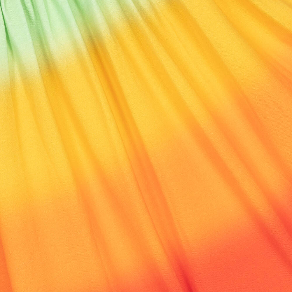 Molo-Girls Ombré Rainbow Cotton Dress | Childrensalon Outlet