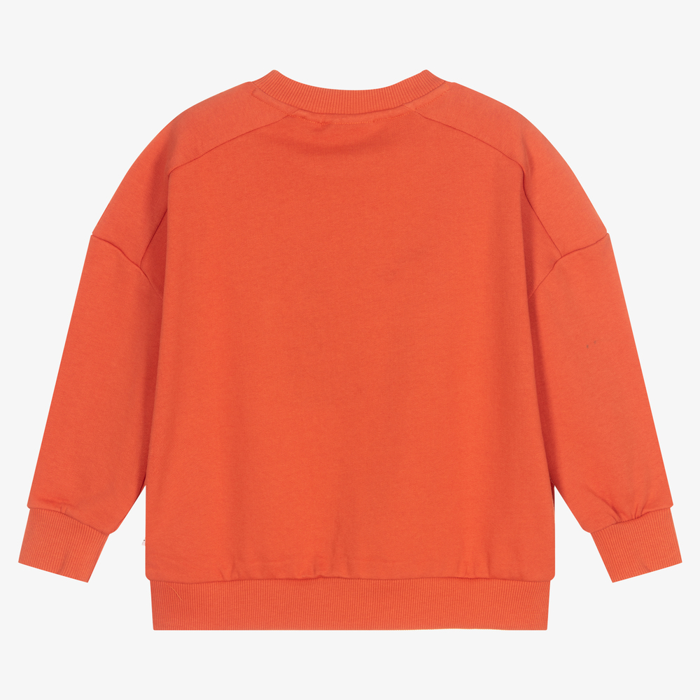 Orange oversized sweatshirt online