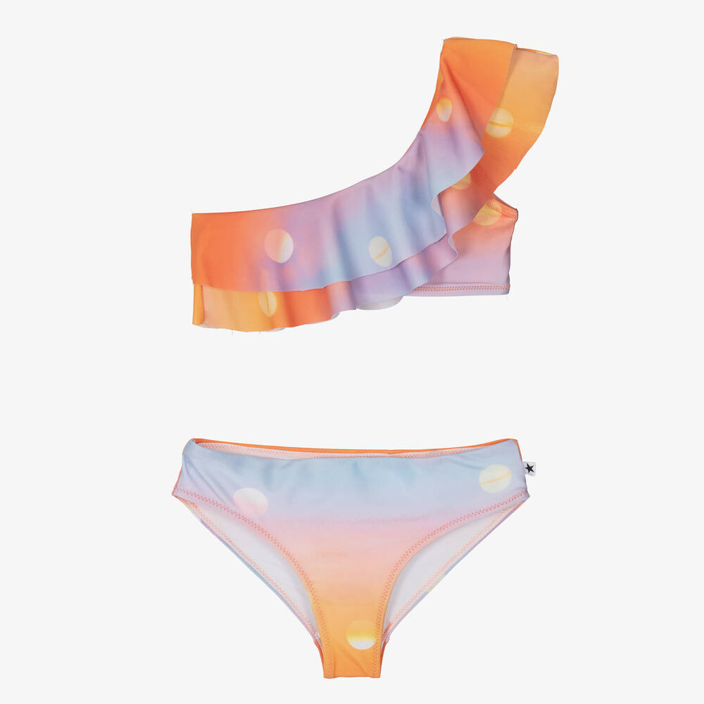 Molo - Bikini orange fille (UPF50+) | Childrensalon