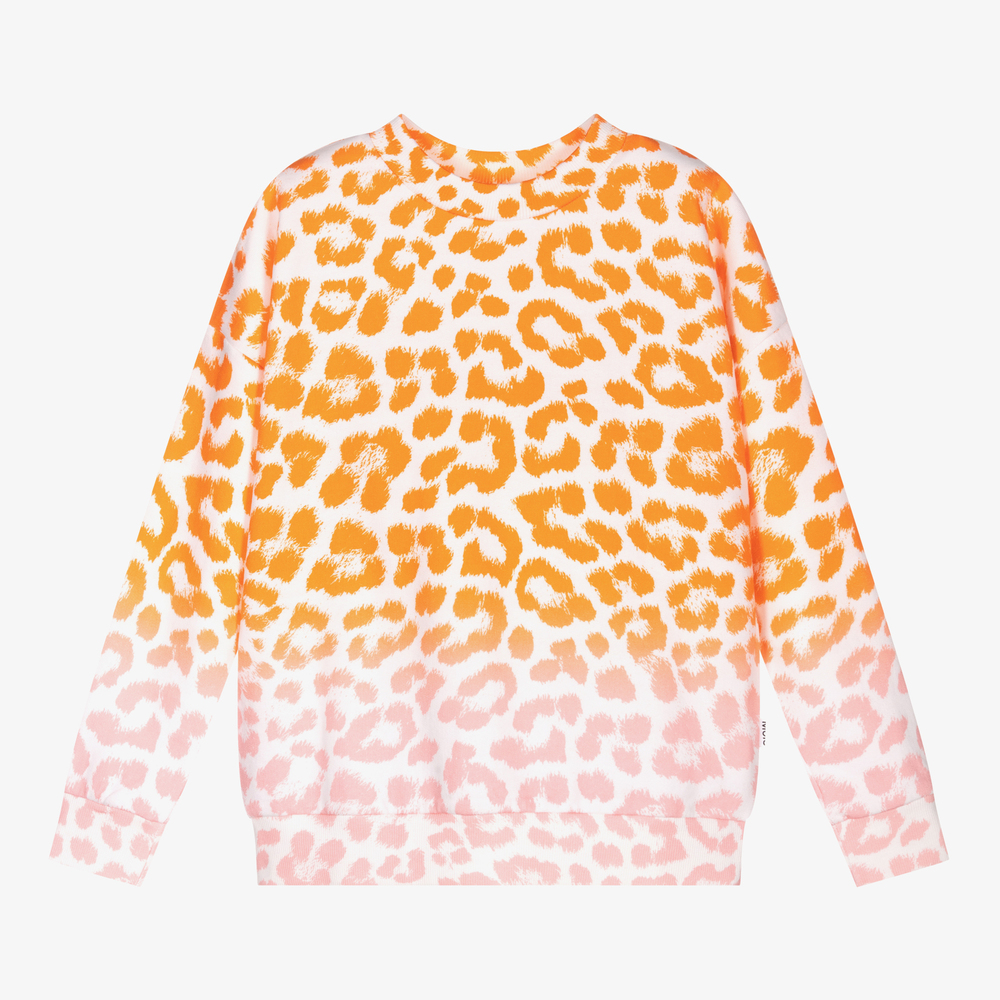 Molo - Oranges Sweatshirt für Mädchen | Childrensalon