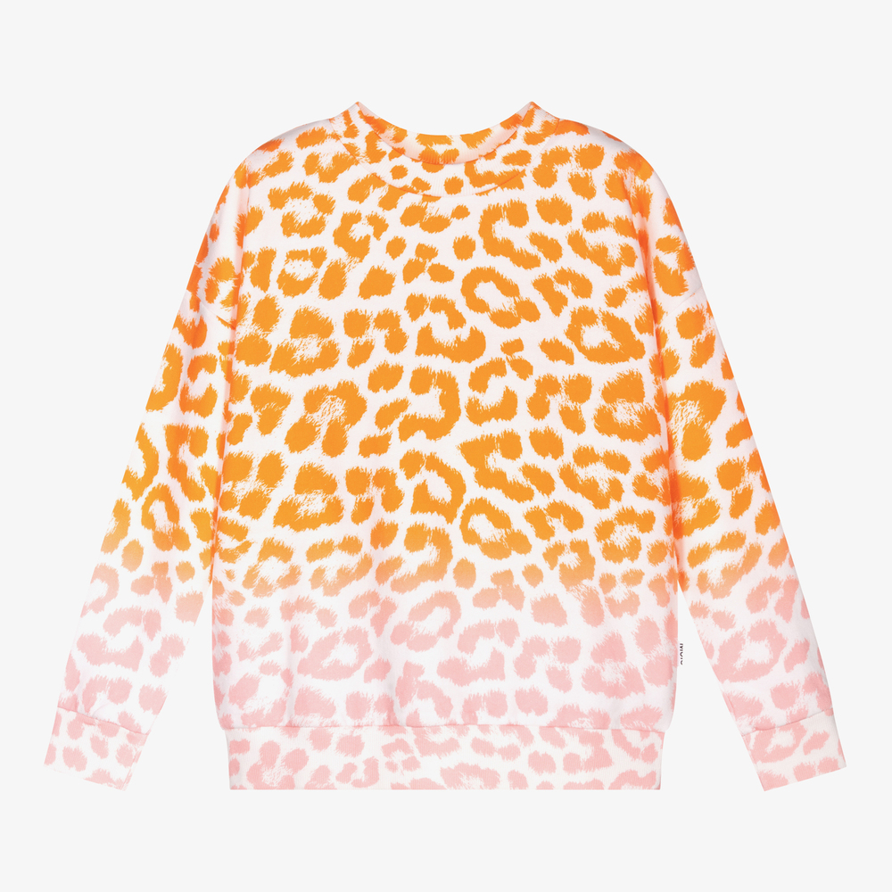 Molo - Sweat orange Fille | Childrensalon