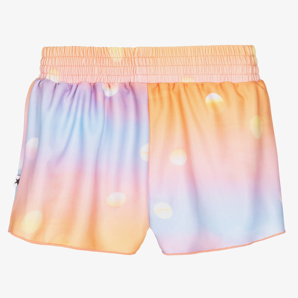 Molo-Girls Orange Swim Shorts (UPF50+) | Childrensalon Outlet