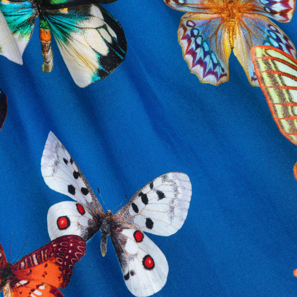 Molo-Girls Organic Butterfly Print Dress | Childrensalon Outlet