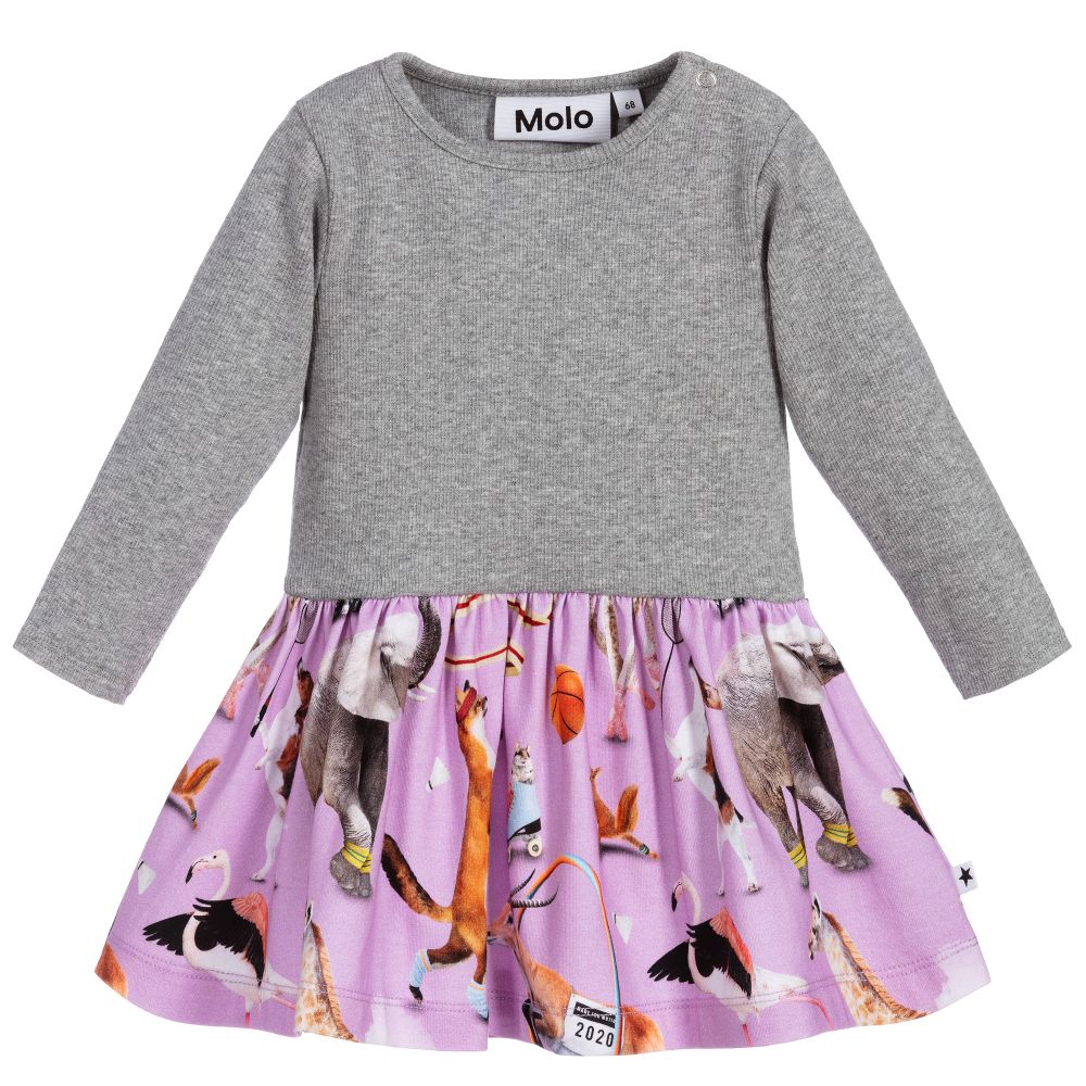 Molo - Girls Organic Cotton Dress | Childrensalon