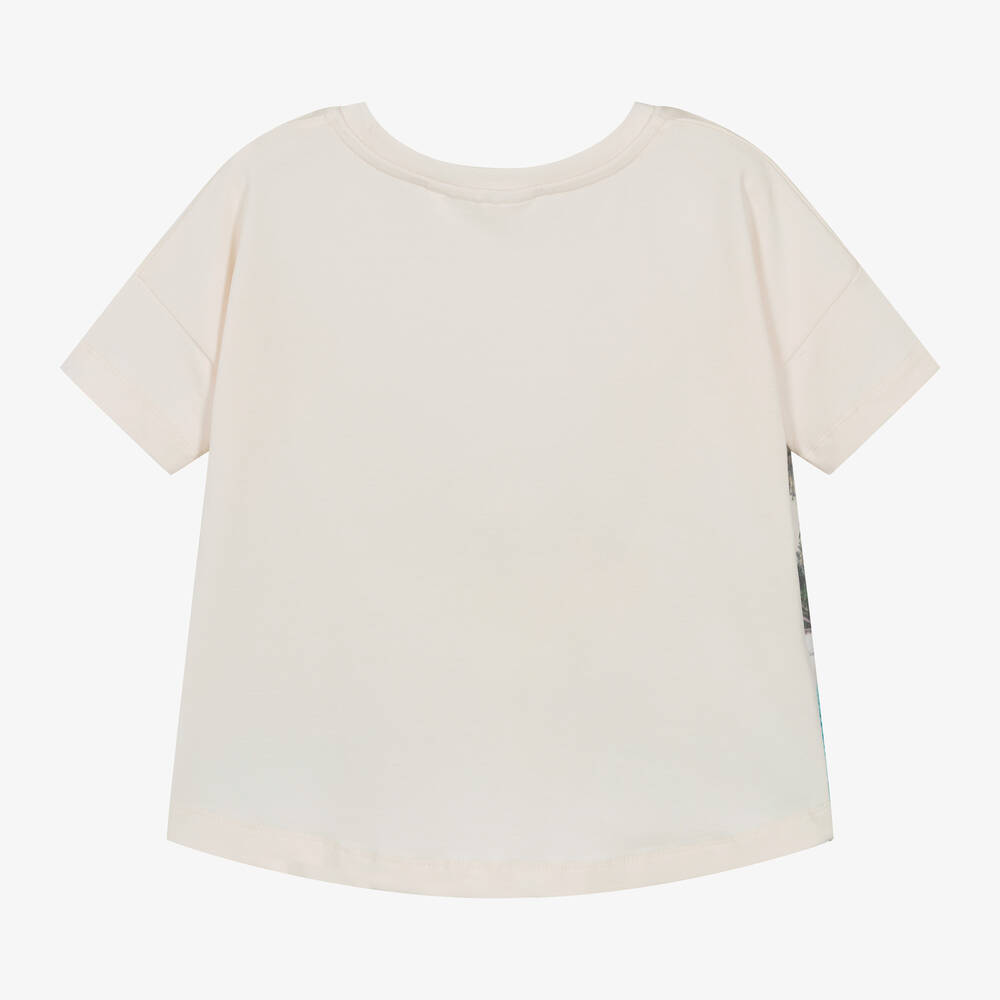 Molo-Girls Organic Cotton Horse T-Shirt | Childrensalon Outlet