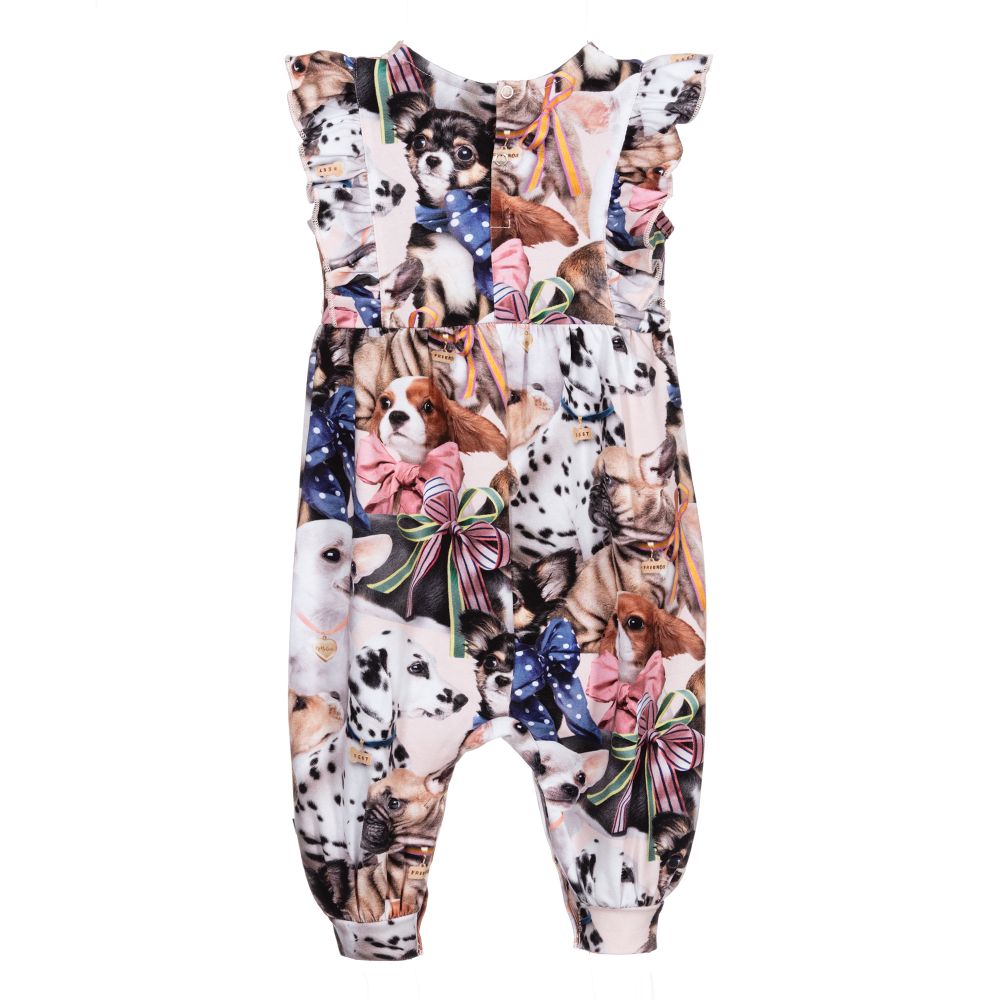 Molo-جمبسوت قطن عضوي جيرسي لون زهري، أسود وأزرق | Childrensalon Outlet