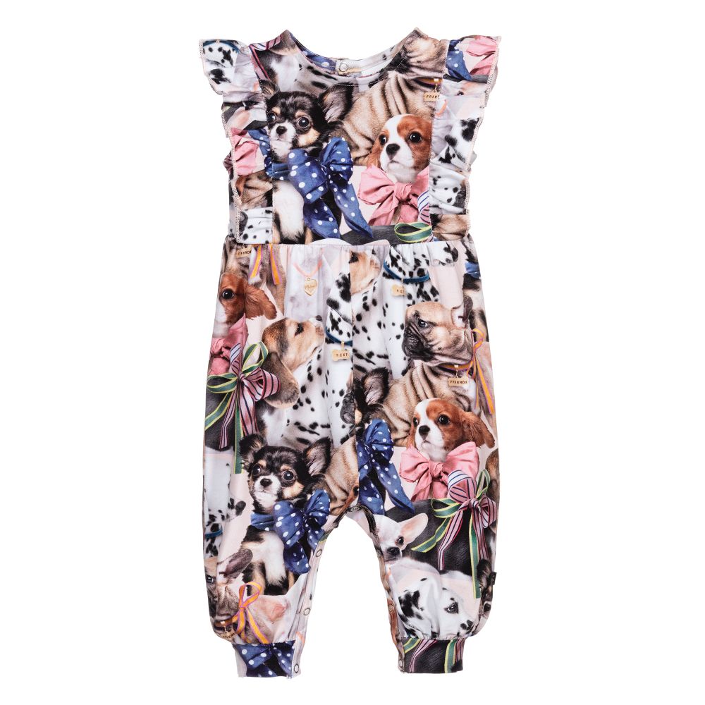 Molo - Girls Organic Cotton Jumpsuit | Childrensalon