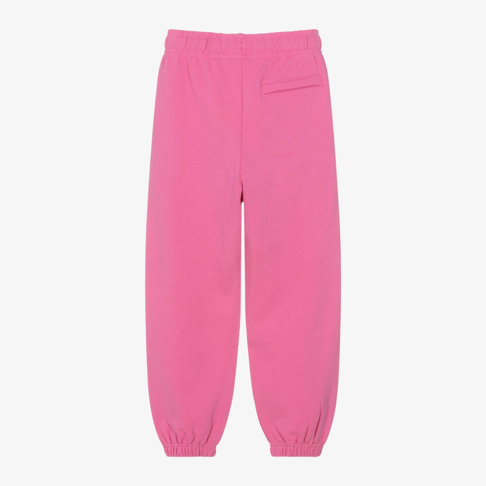 Molo-Girls Organic Cotton Pink Trousers | Childrensalon Outlet