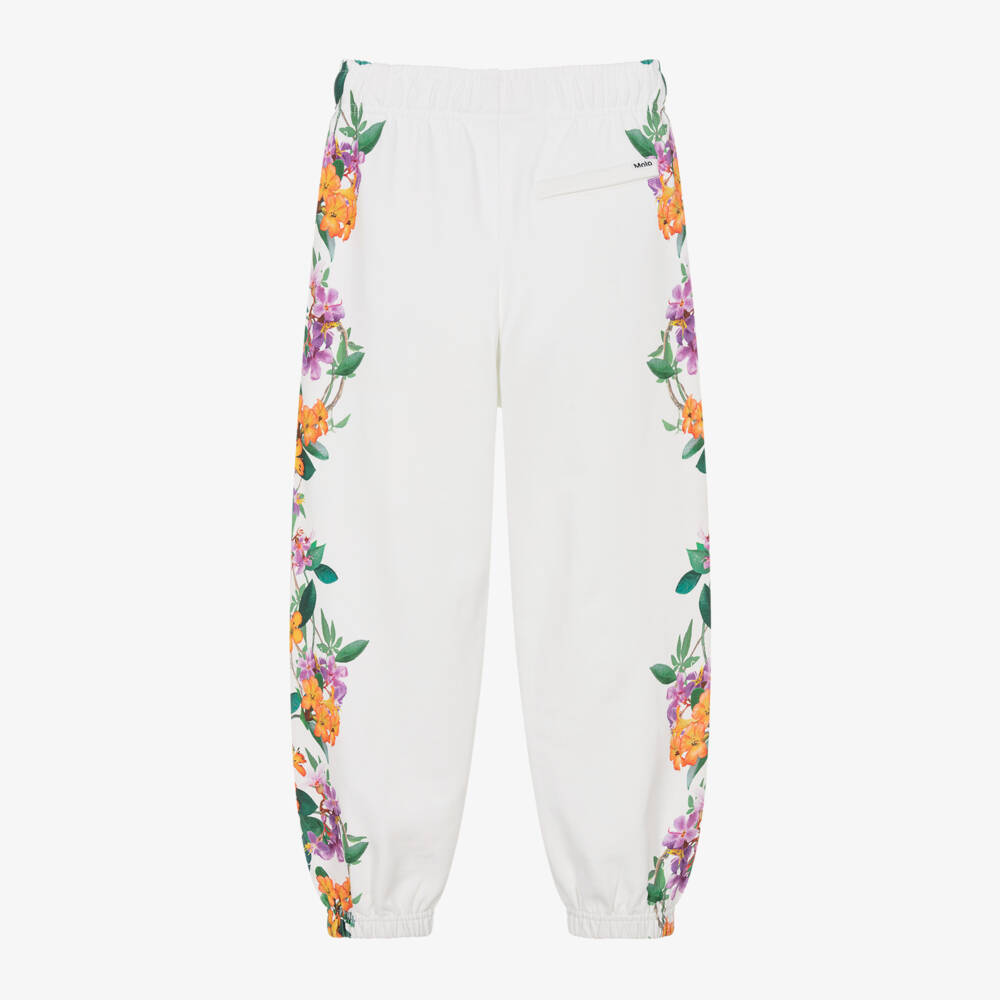 Molo-Хлопковые брюки с цветочным принтом для девочек | Childrensalon Outlet