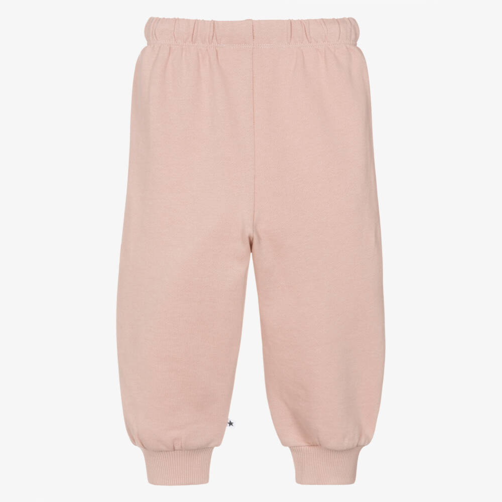 Molo-Розовые джоггеры с улыбками для малышей | Childrensalon Outlet