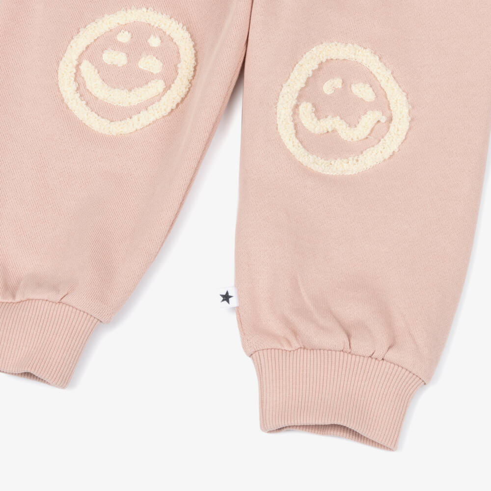Molo-Розовые джоггеры с улыбками для малышей | Childrensalon Outlet