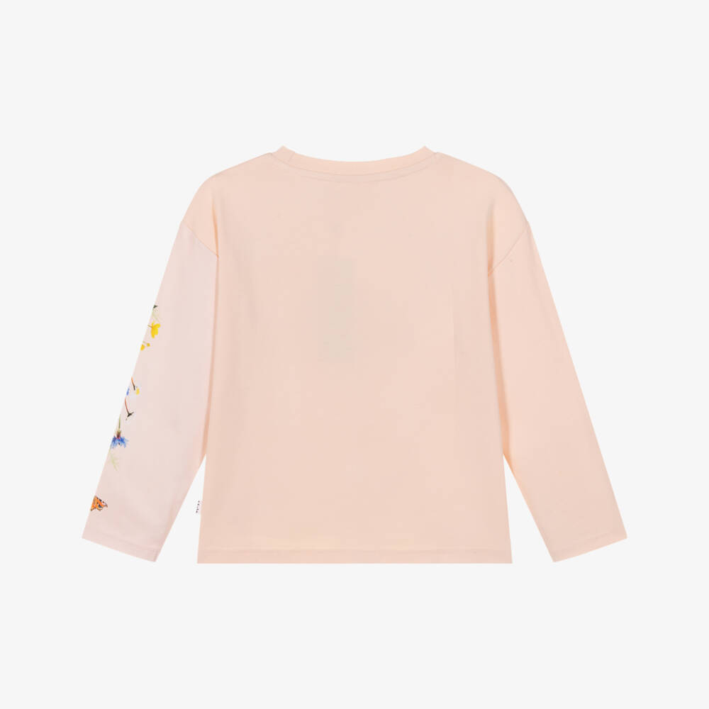 Molo-Розовый свитшот с лошадью для девочек | Childrensalon Outlet