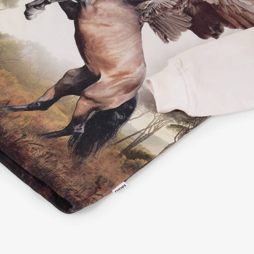 Molo-Розовое хлопковое платье - свитшот для девочек | Childrensalon Outlet