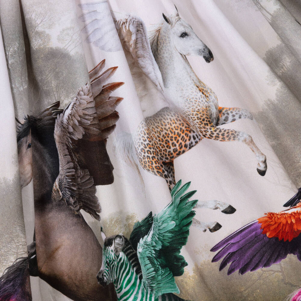 Molo-Girls Pale Pink Pegasus Dress | Childrensalon Outlet