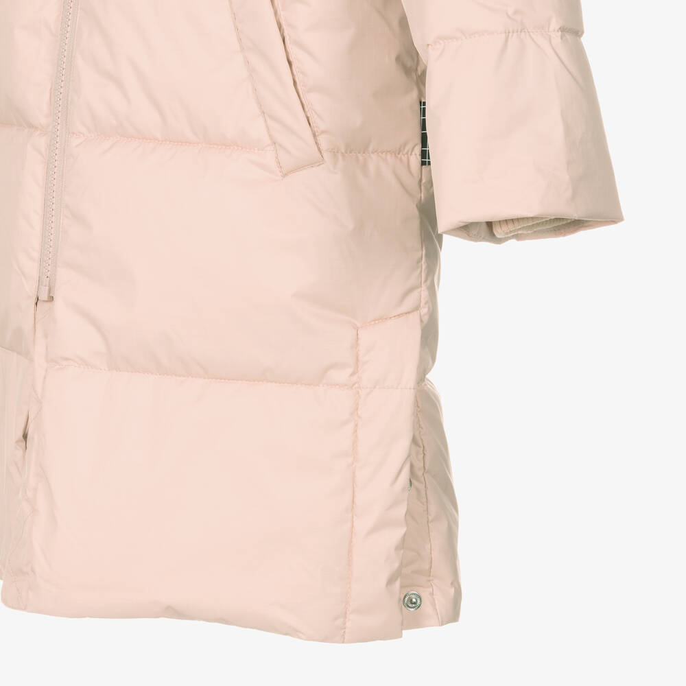 Molo-Girls Pale Pink Puffer Coat | Childrensalon Outlet