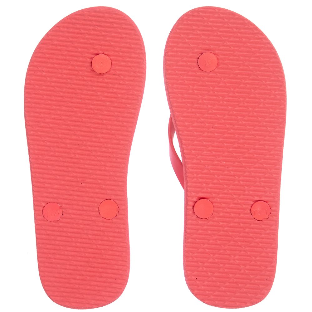 Molo Girls Pink Cat Flip Flops Childrensalon Outlet