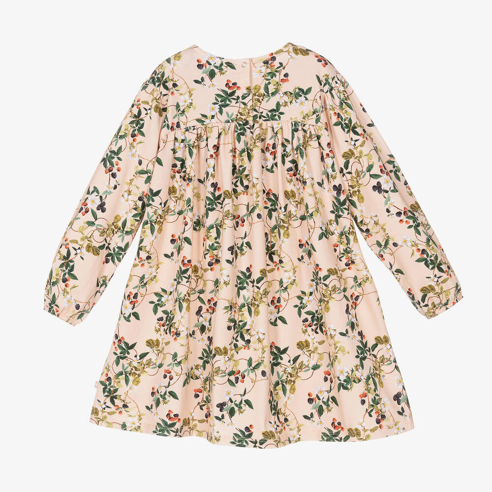 Molo-Girls Pink Cotton Dress | Childrensalon Outlet