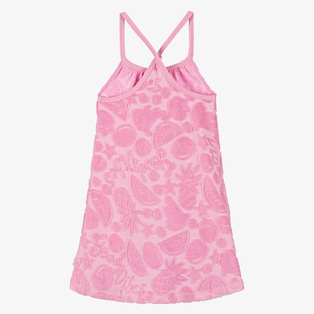 Molo-Пляжное платье из жаккарда розовое для девочек | Childrensalon Outlet
