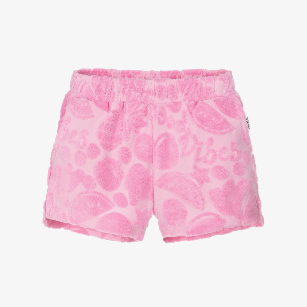 Molo-Розовые жаккардовые шорты из махры для девочек | Childrensalon Outlet