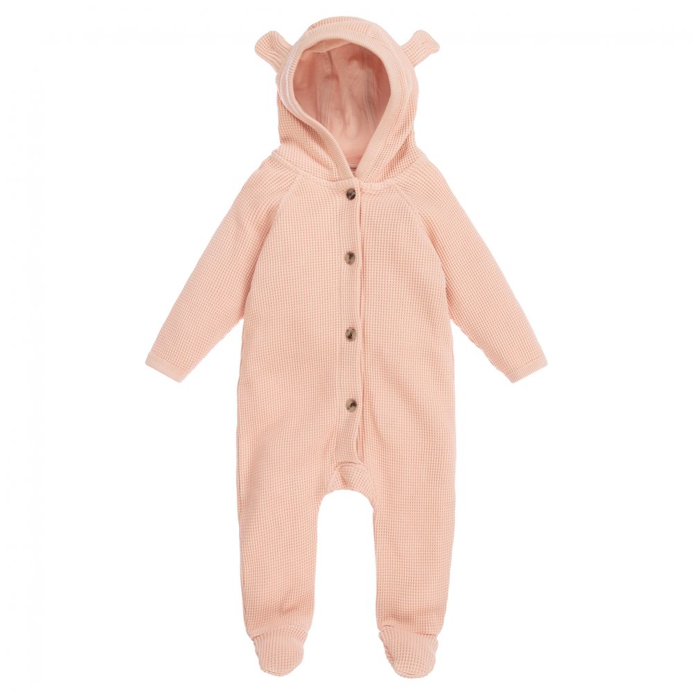 Molo - Combi-pilote rose en coton Fille | Childrensalon