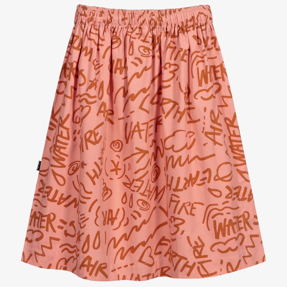 Molo-Girls Pink Cotton Skirt | Childrensalon Outlet