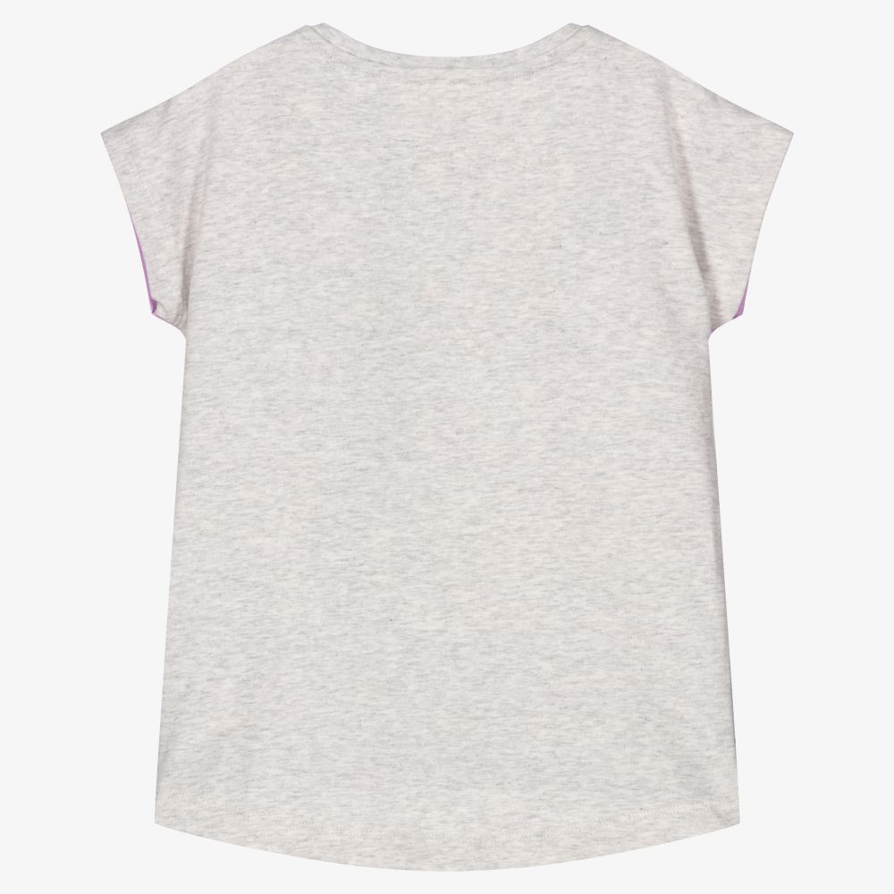 Molo-Girls Pink Cotton T-Shirt | Childrensalon Outlet