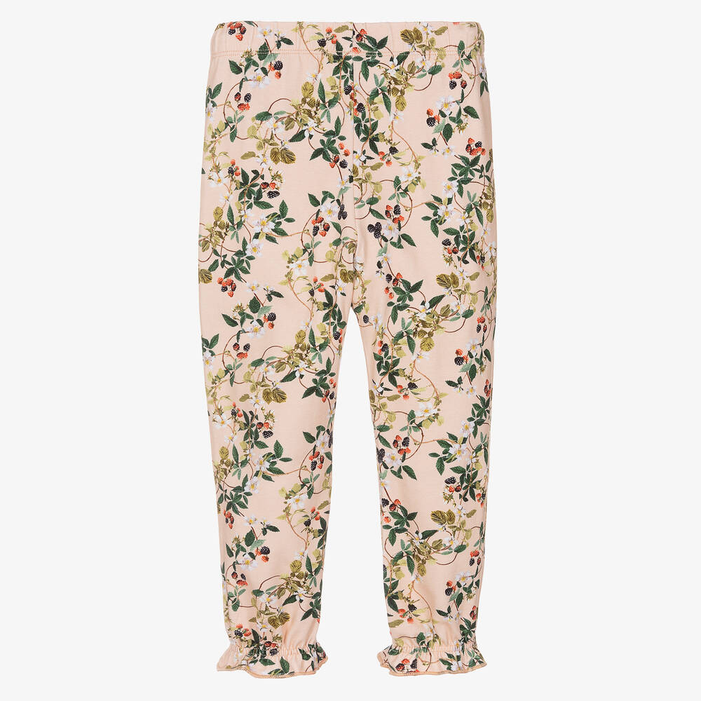 Molo-Girls Pink Cotton Trousers | Childrensalon Outlet