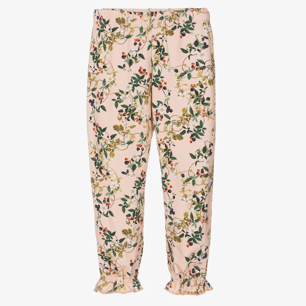Molo - Pantalon de jogging rose en coton Fille | Childrensalon