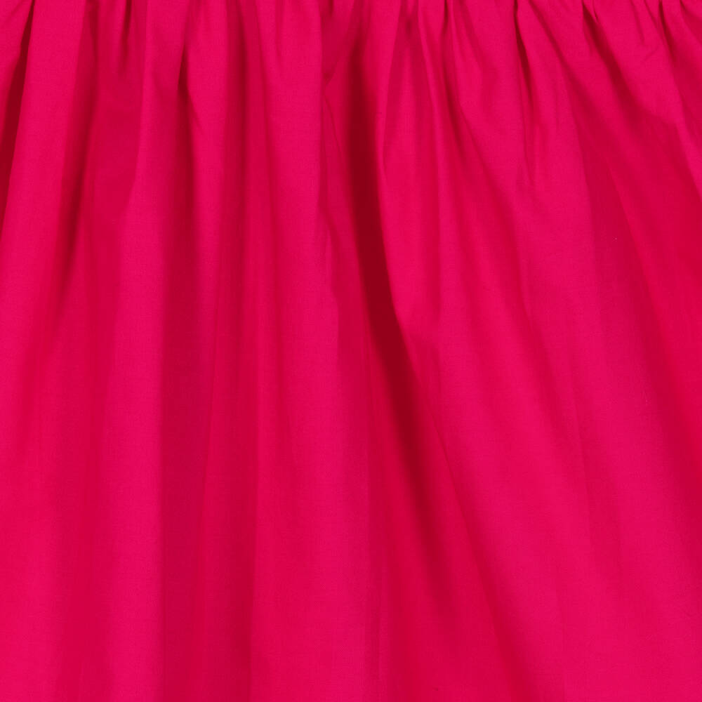 Molo-Girls Pink Organic Cotton Dress | Childrensalon Outlet