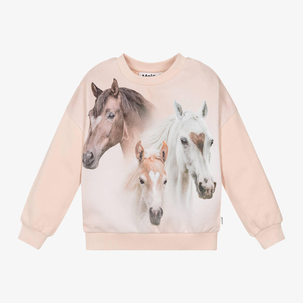 Girls horse sweatshirt deals