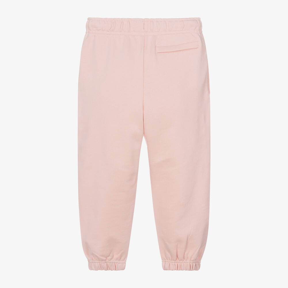 Molo-Girls Pink Organic Cotton Joggers | Childrensalon Outlet