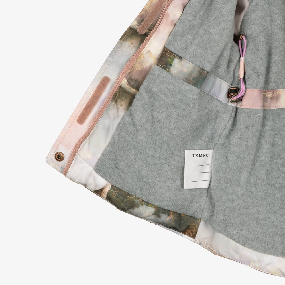 Molo-Girls Pink Pegasus Print Coat | Childrensalon Outlet