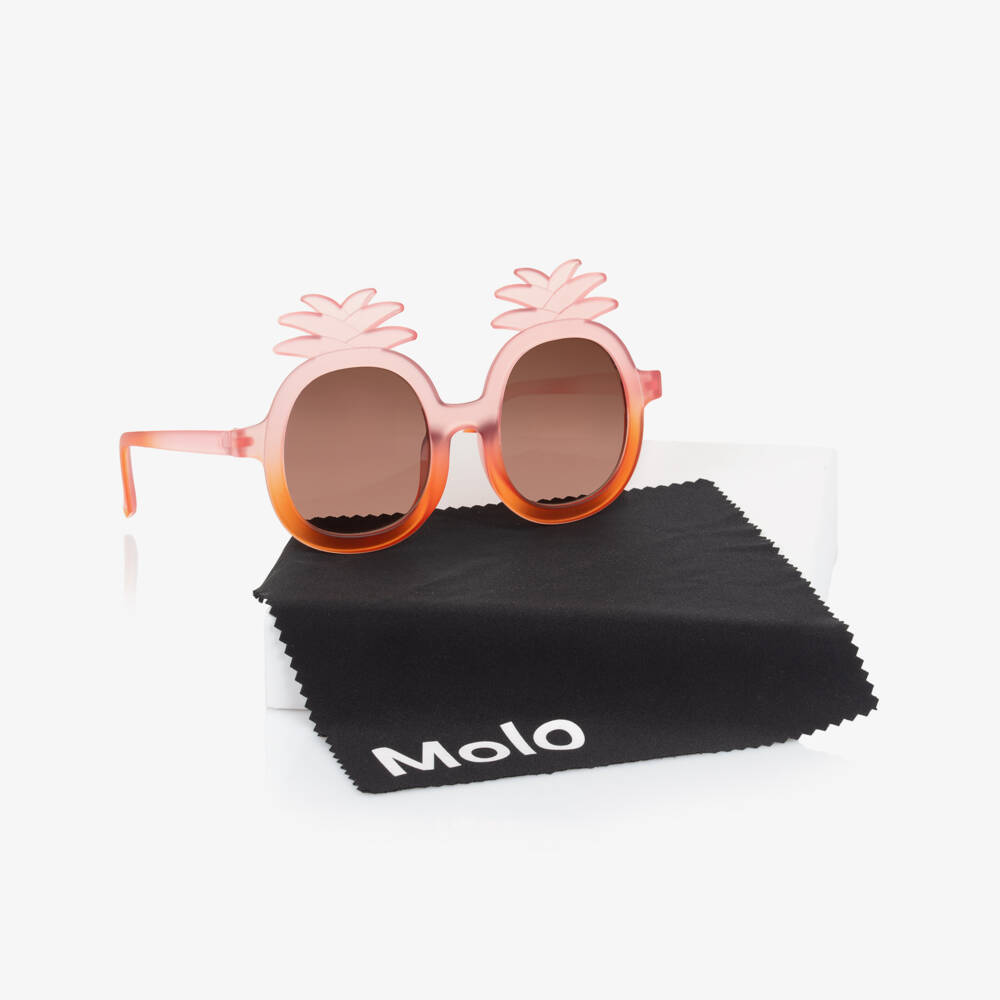 Molo-Girls Pink Pineapple Sunglasses (UVA/UVB) | Childrensalon Outlet