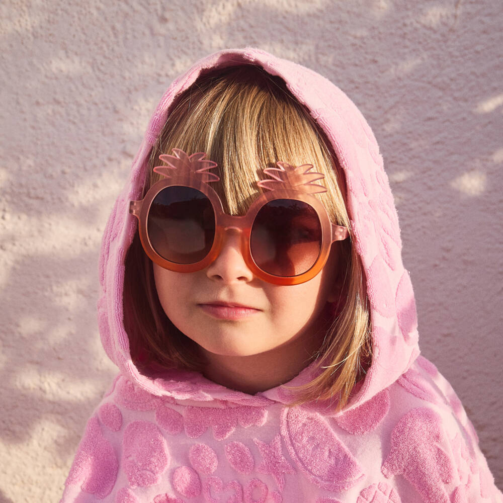 Molo-Girls Pink Pineapple Sunglasses (UVA/UVB) | Childrensalon Outlet