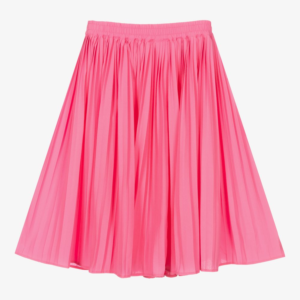 Molo - Girls Pink Pleated Skirt | Childrensalon Outlet