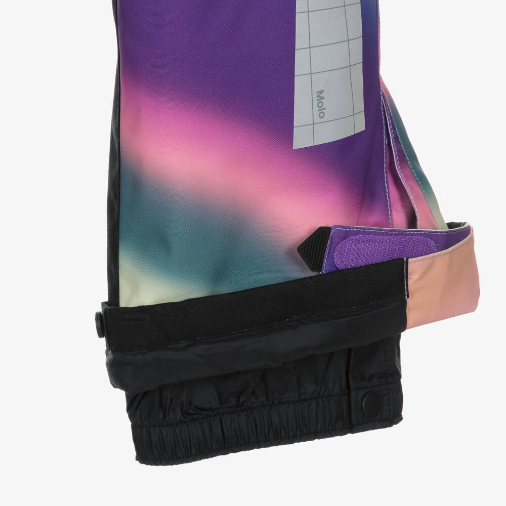 Molo-Girls Pink Rainbow Wave Ski Pants | Childrensalon Outlet