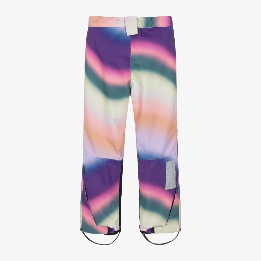 Molo-Girls Pink Rainbow Wave Ski Pants | Childrensalon Outlet