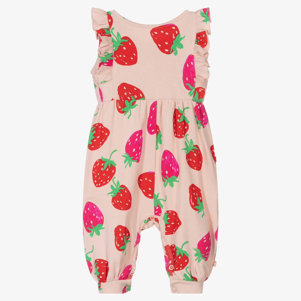 Molo - Combinaison rose et rouge à fraises | Childrensalon