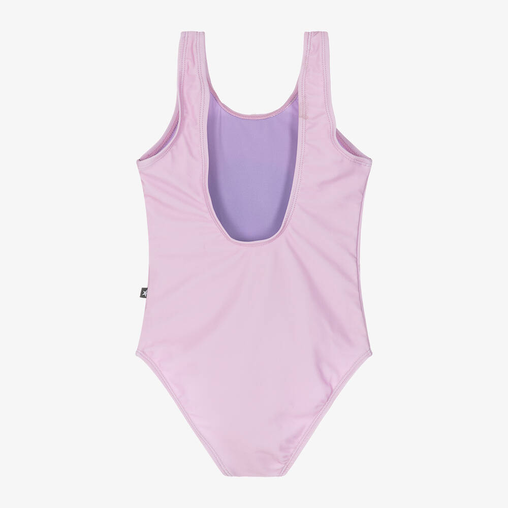 Molo-Розовый купальник со смайлом (UPF50+) | Childrensalon Outlet