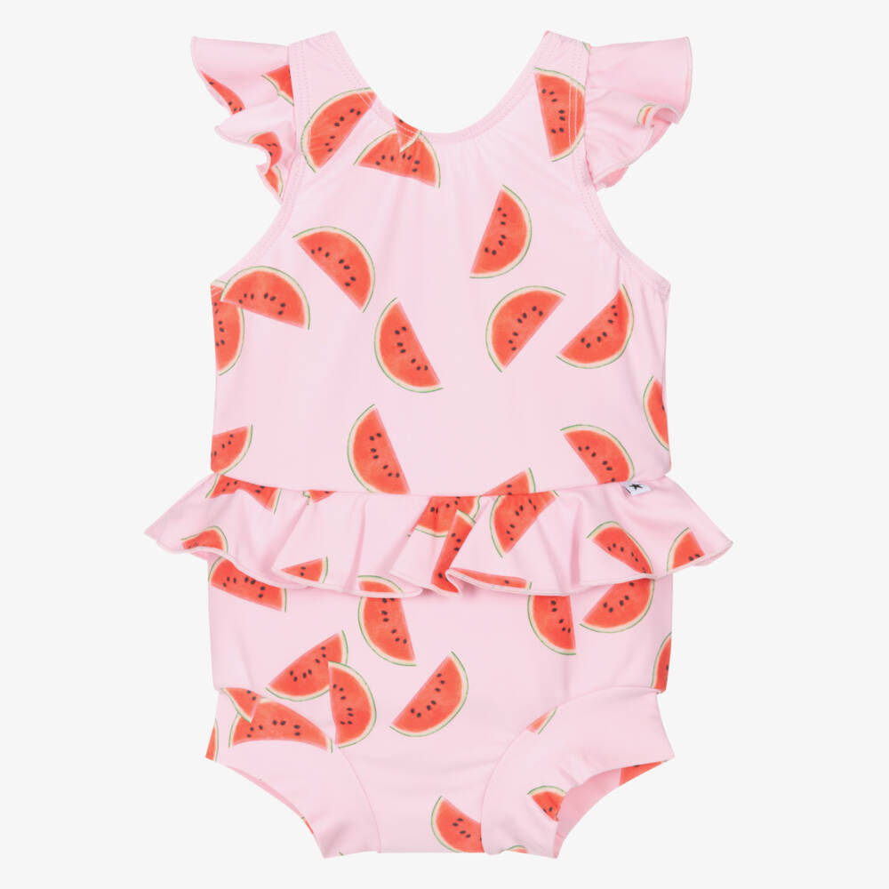 Molo-مايوه بناتي وردي بنقشة البطيخ | Childrensalon Outlet