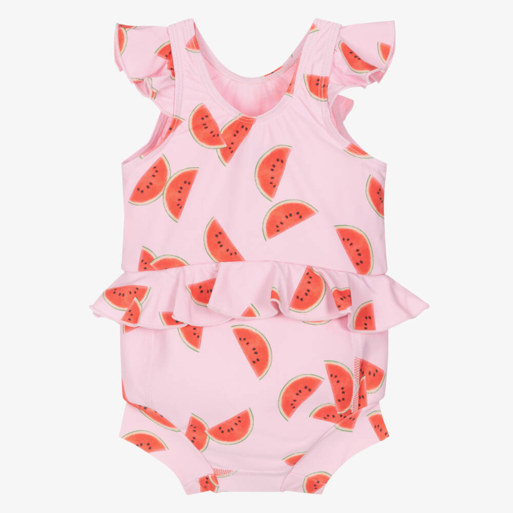 Molo-مايوه بناتي وردي بنقشة البطيخ | Childrensalon Outlet